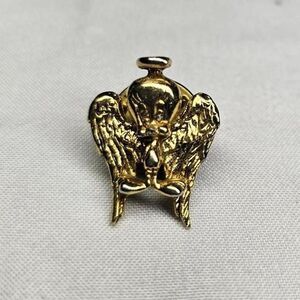 vintage 90s looney tunes tweety bird gold broach pin